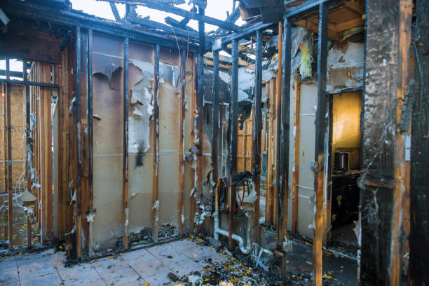 Professional Emergency Fire Cleanup technician working in Basking Ridge, NJ